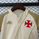 Conjunto Vasco Infantil III 24/25 Kombat Jogador Kappa - Bege