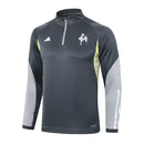 Conjunto Atlético MG Zíper Curto Treino Cinza Escuro 2024/25