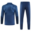 Conjunto Peixão Zíper Curto Treino Azul 2024/25