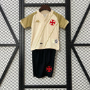 Conjunto Vasco Infantil III 24/25 Kombat Jogador Kappa - Bege