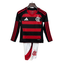 Kit Flamengo I Manga Longa 25/26 Infantil