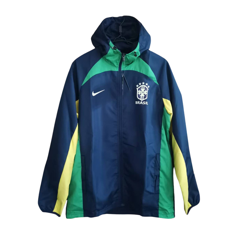 Corta-Vento Brasil Azul/Verde
