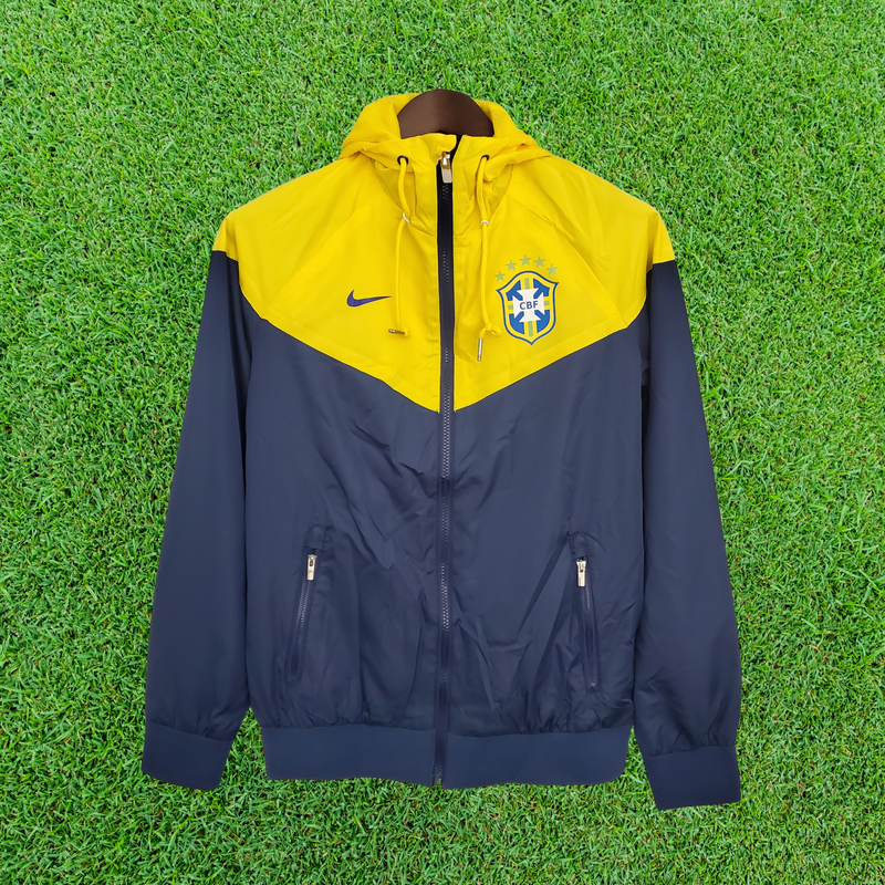 Corta-Vento Brasil Azul/Amarelo