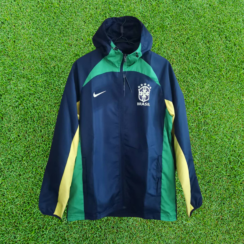 Corta-Vento Brasil Azul/Verde
