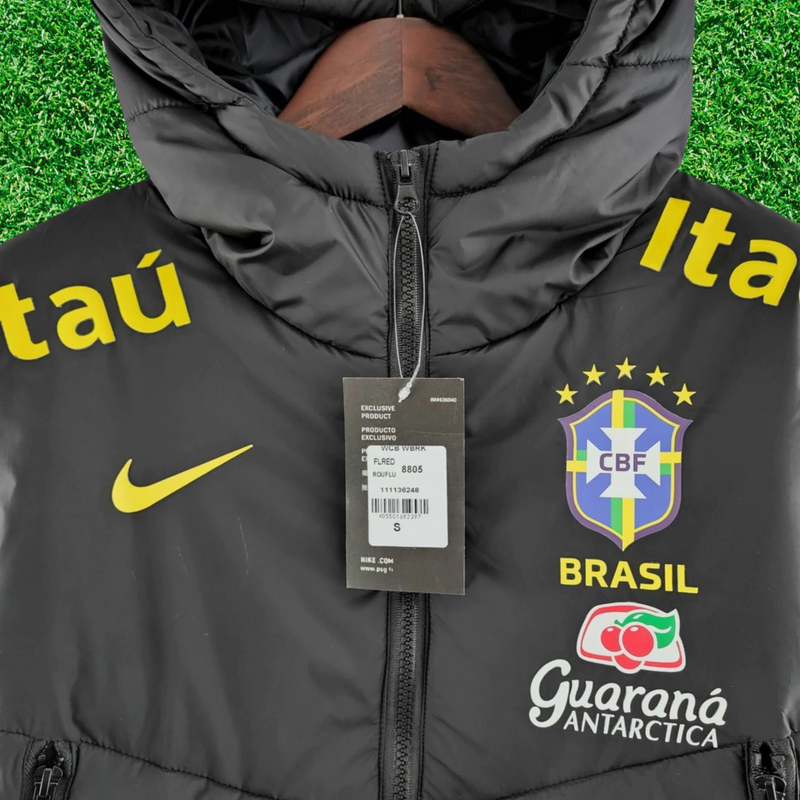 Jaqueta Brasil Preta 22/23 Bobojaco