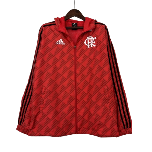 Corta Vento Flamengo 2023/24 Vermelho e Preto