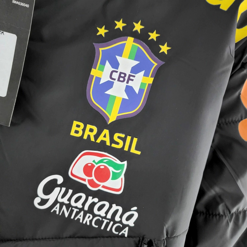 Jaqueta Brasil Preta 22/23 Bobojaco