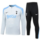 Conjunto Tottenham Zíper Curto Treino Branco 2024/25