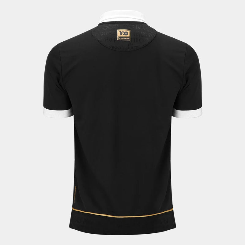 Camisa Vasco III 23/24 s/n° Jogador Kappa Masculina - Preto+Branco