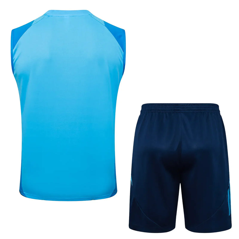 Conjunto Flamengo Comissão Técnica Regata 2025/26 - Azul
