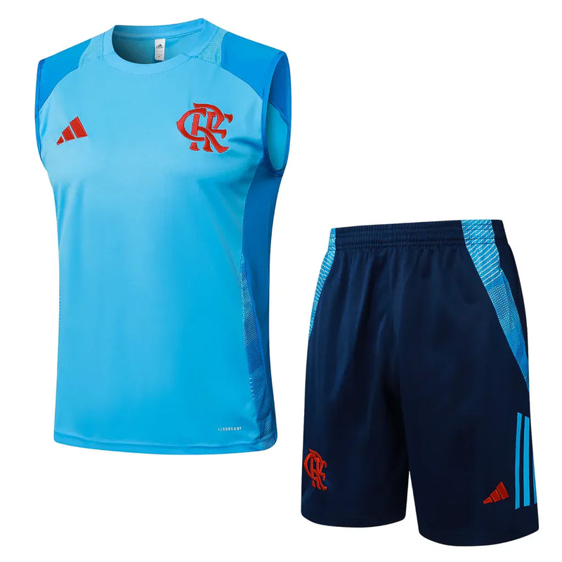Conjunto Flamengo Comissão Técnica Regata 2025/26 - Azul