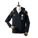 Corta-Vento Brasil 2026 Preto com Capuz